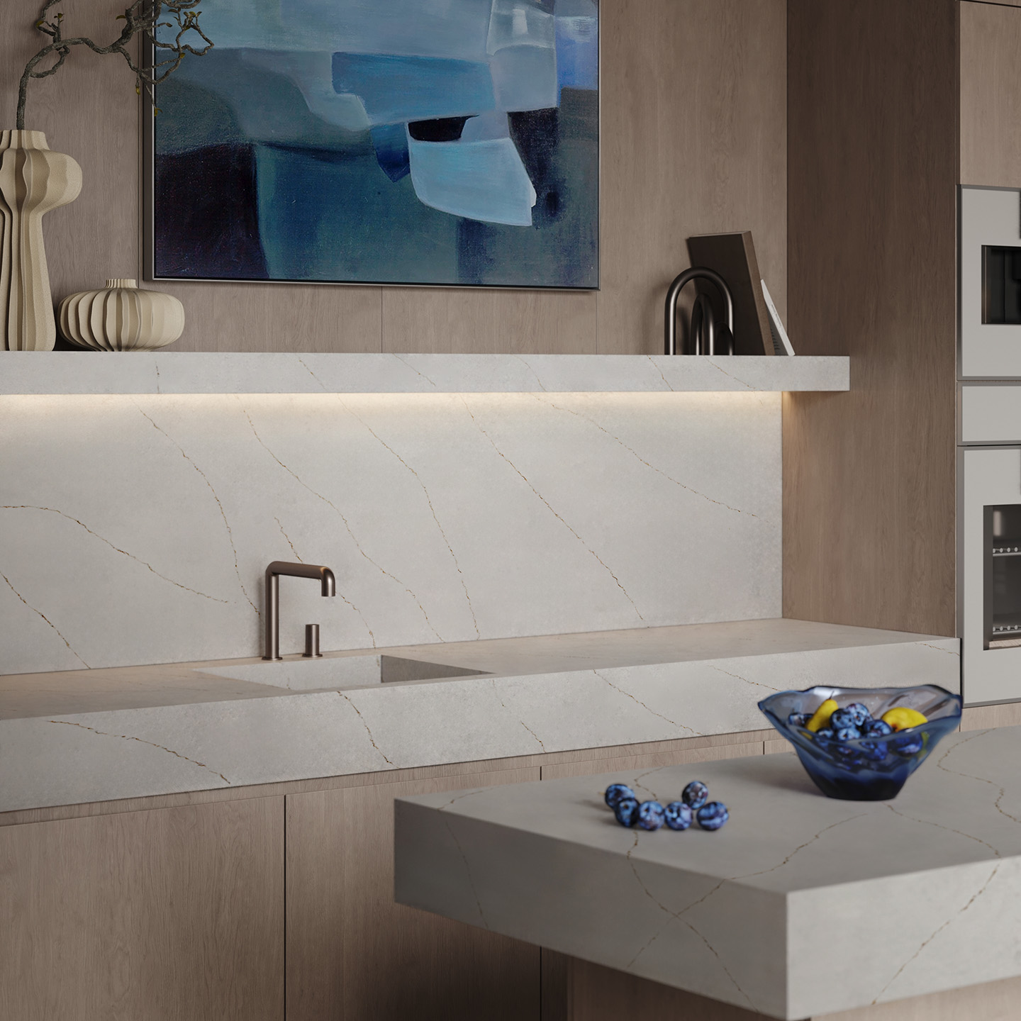 Calacatta Solara Gold görsel 2